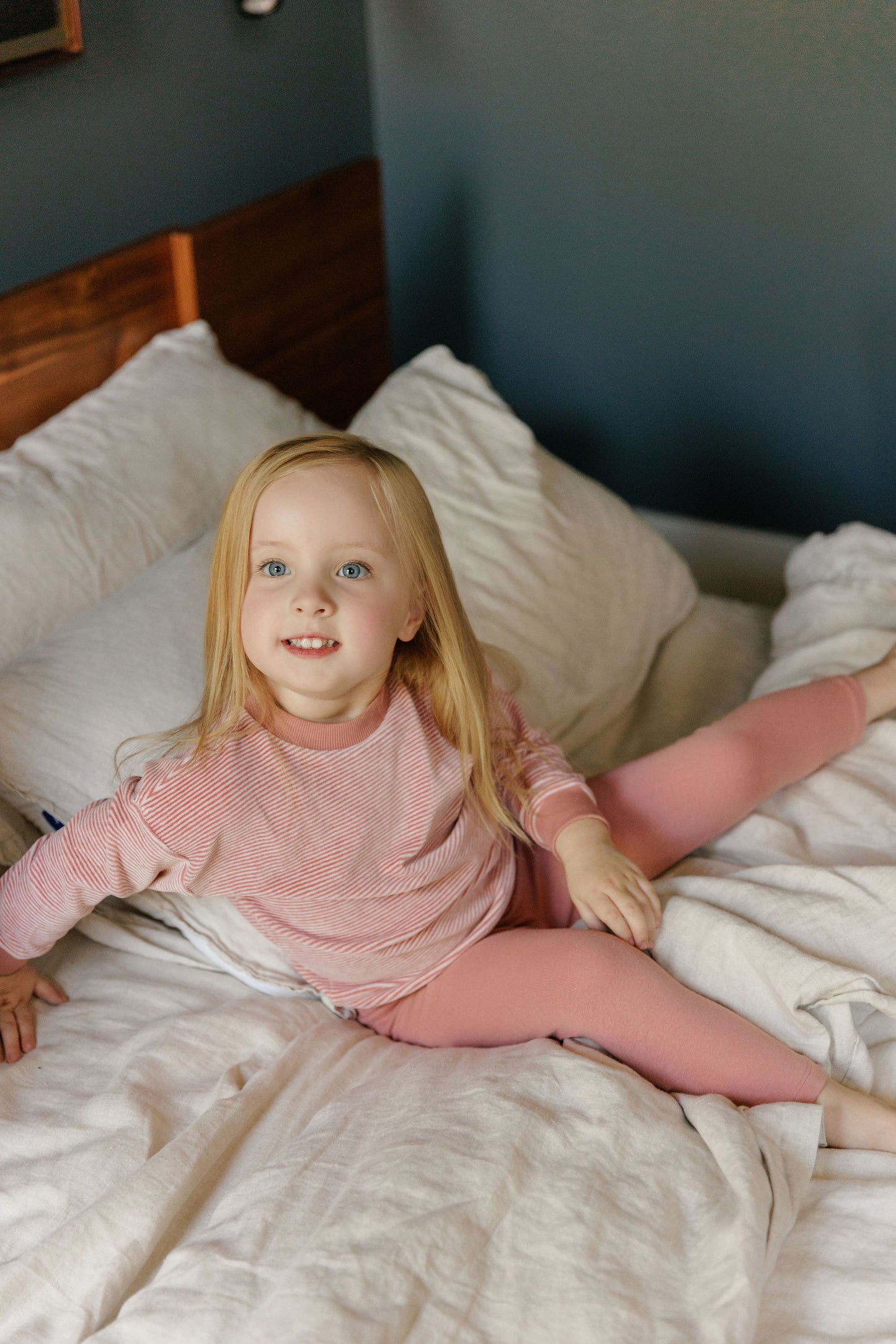 Ely's & Co Velour Stripe Lounge Set (Girl)