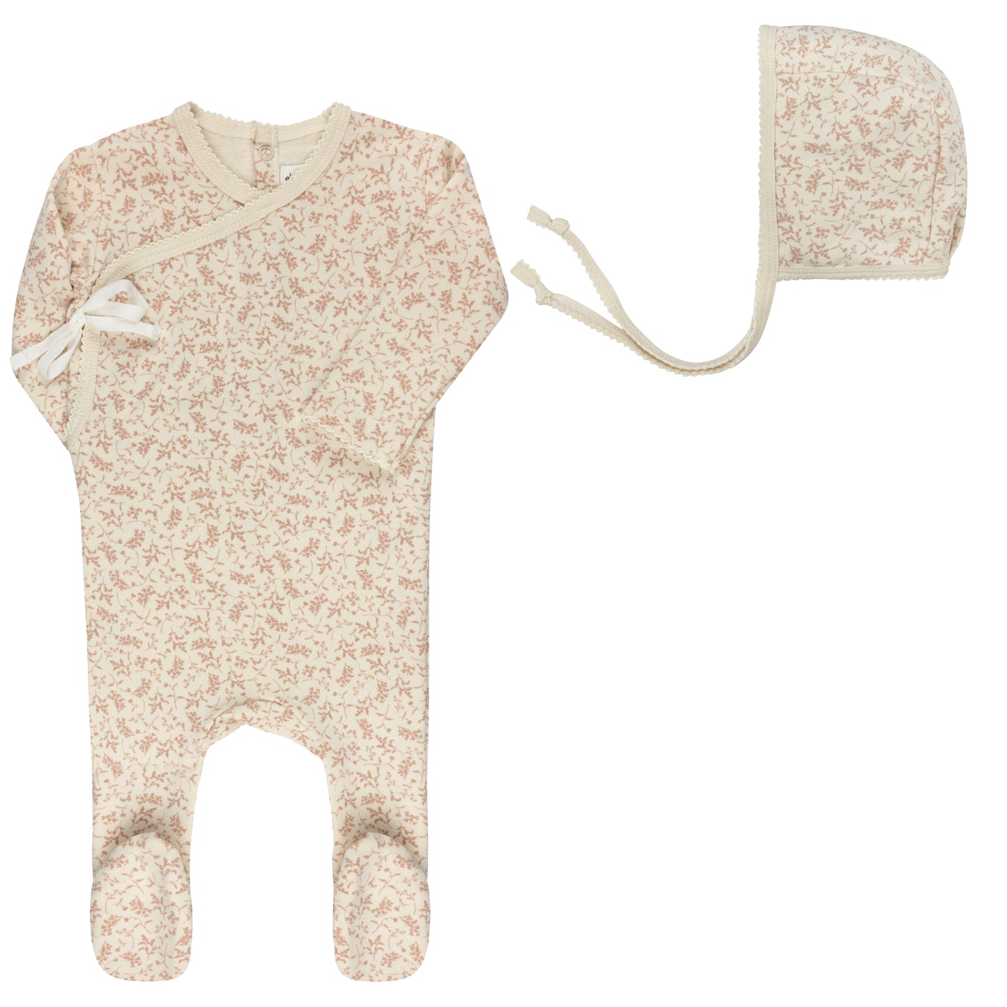 Ely's & Co Vine Footie & Beanie (Girl)