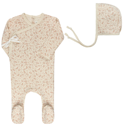 Ely's & Co Vine Footie & Beanie (Girl)