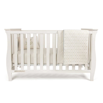 Ely's & Co 5pc Blue Linear Floral Crib Set