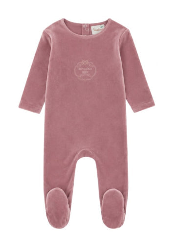 Bondoux Embossed Girl Footie