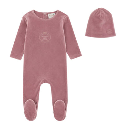 Bondoux Embossed Girl 3pc Layette Set