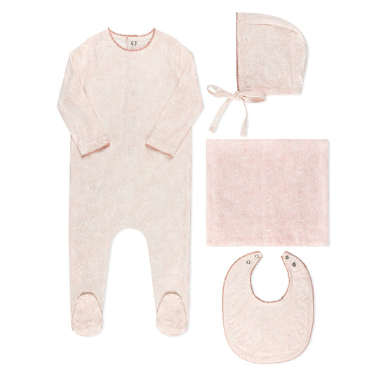Tricot Faded Floral Layette Set (girl)