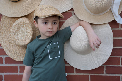 Bondoux Pin-Striped Boys Top Short Sleeves