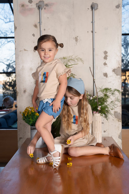 Bondoux Surf Denim Toddler 2pc Set (girl)
