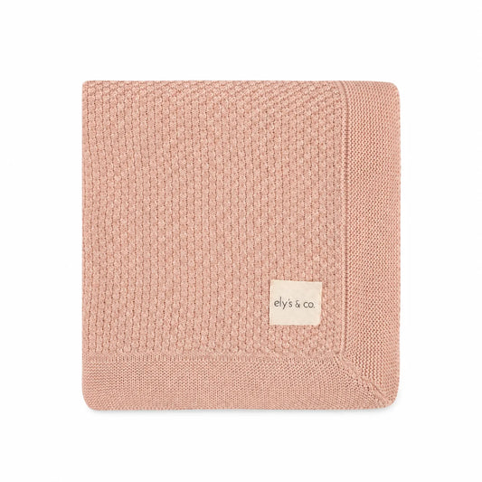 Floral Star Knit Girl Blanket