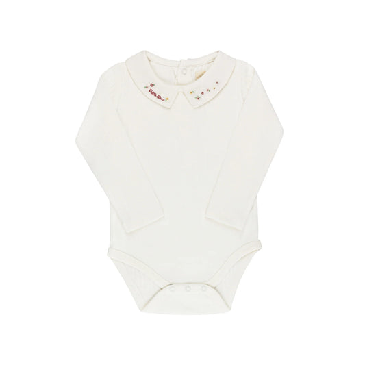 Floral Star Knit Girl Bodysuit