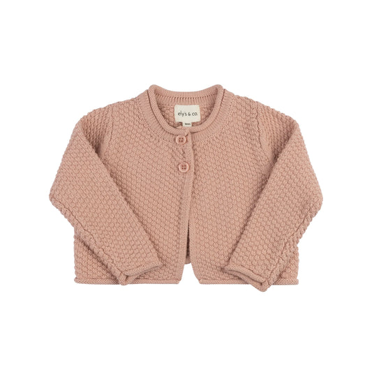Floral Star Knit Girl Cardigan