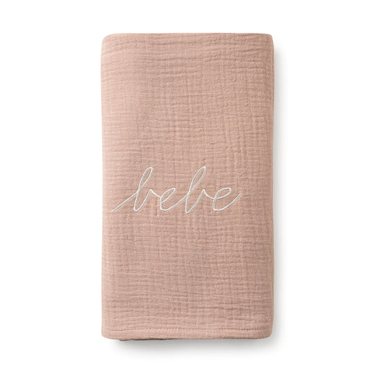 Domani Home Pink Gaue Bebe Swaddle