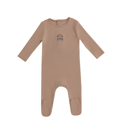 Mini Label Merry-Go-Round Footie Girl