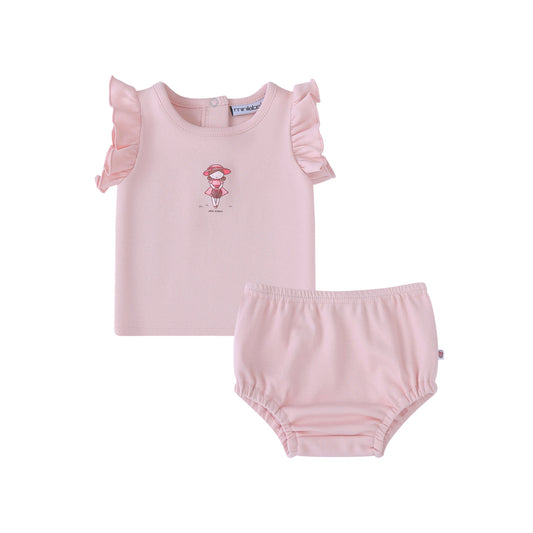 Mini Label Girl Doll 2pc Set