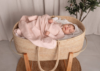 Mini Label Carriage Footie & Hat (Girl)