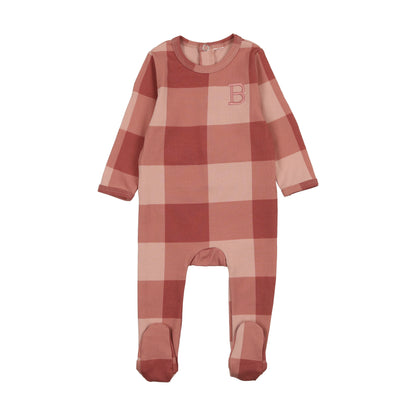 Bonjoy Grid Collection Footie (girl)
