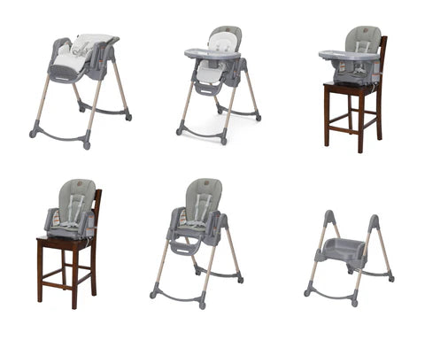 Maxi Cosi Minla 6-in-one Adjustable High Chair (Classic Graphite)