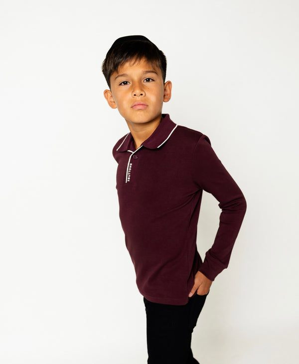 3 Buttons Stripe Edge Polo (aw26/27)