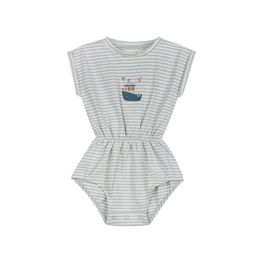 Ely's & Co Nautical Stripe Romper