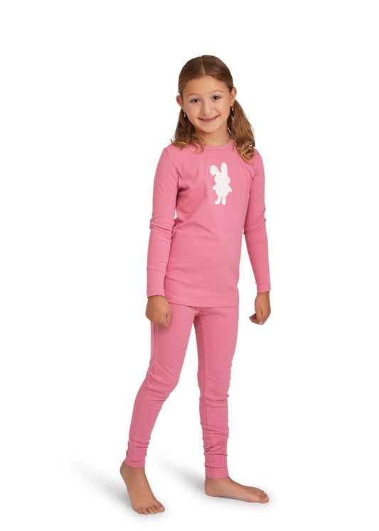 Cindy & Bella Sherpa Bunny PJ's (Girl)