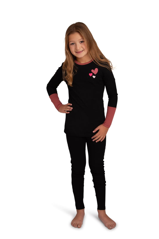 Cindy & Bella Heart Embroidery PJ's
