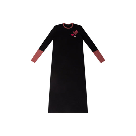 Cindy & Bella Heart Embroidery Nightgown