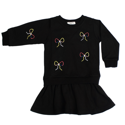 Tiny Too Embroidery Bow Dress
