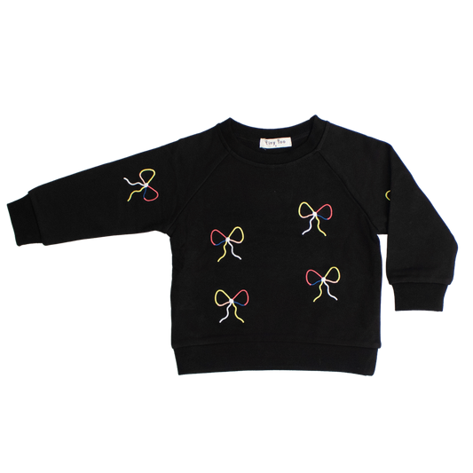 Tiny Too Embroidery Bow Top