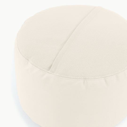 Gathre Pouf (Ivory, Circle)