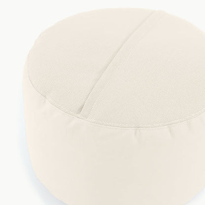 Gathre Pouf (Ivory, Circle)