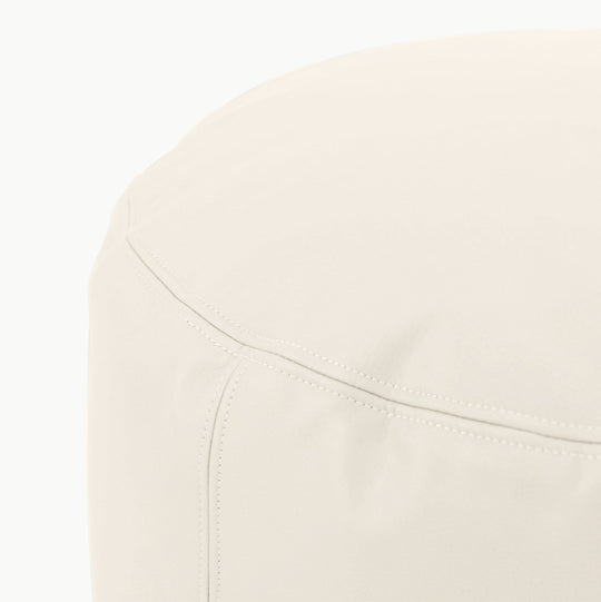 Gathre Pouf (Ivory, Circle)