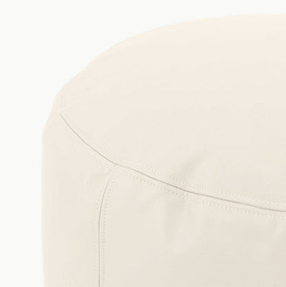 Gathre Pouf (Ivory, Circle)