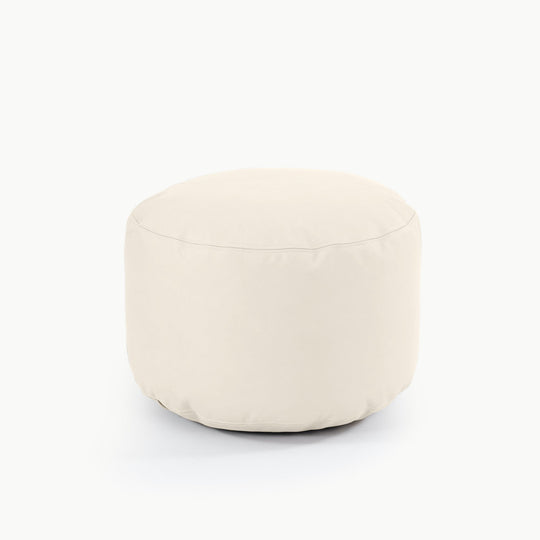 Gathre Pouf (Ivory, Circle)