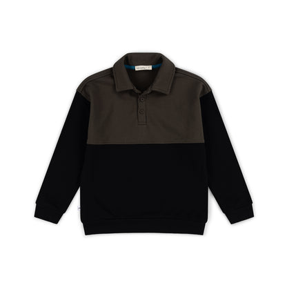 Kai & Kelly Between Lines Collar Sweatshirt