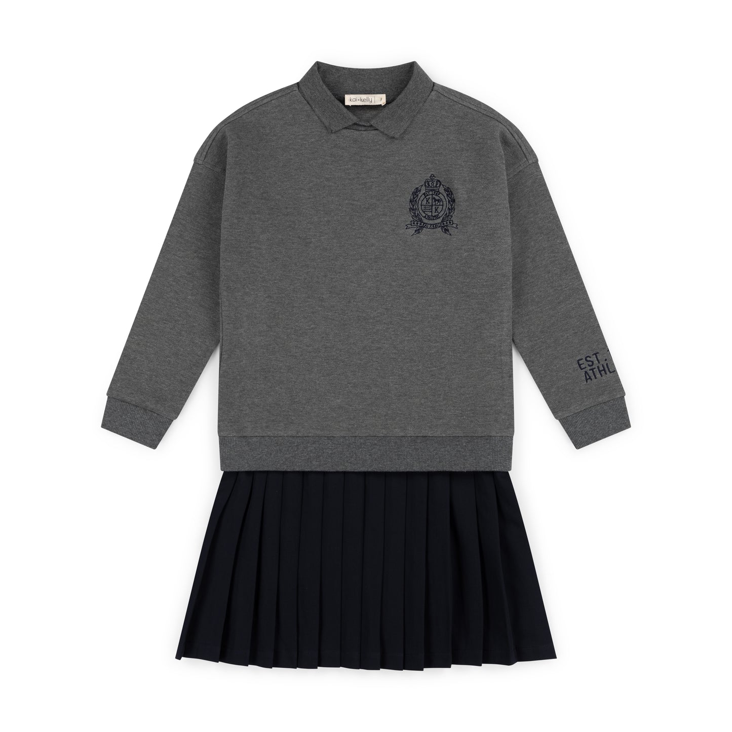 Kai & Kelly The Prep Edit Pleated Dress