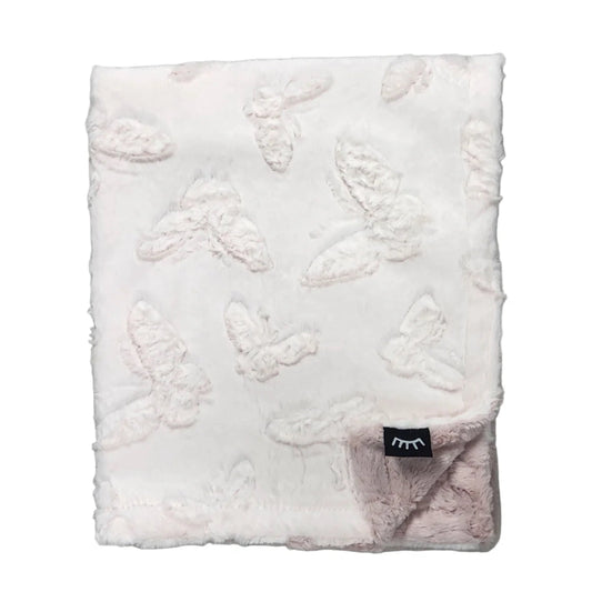 Winx+Blinx Butterfly Mauve Minky Blanket