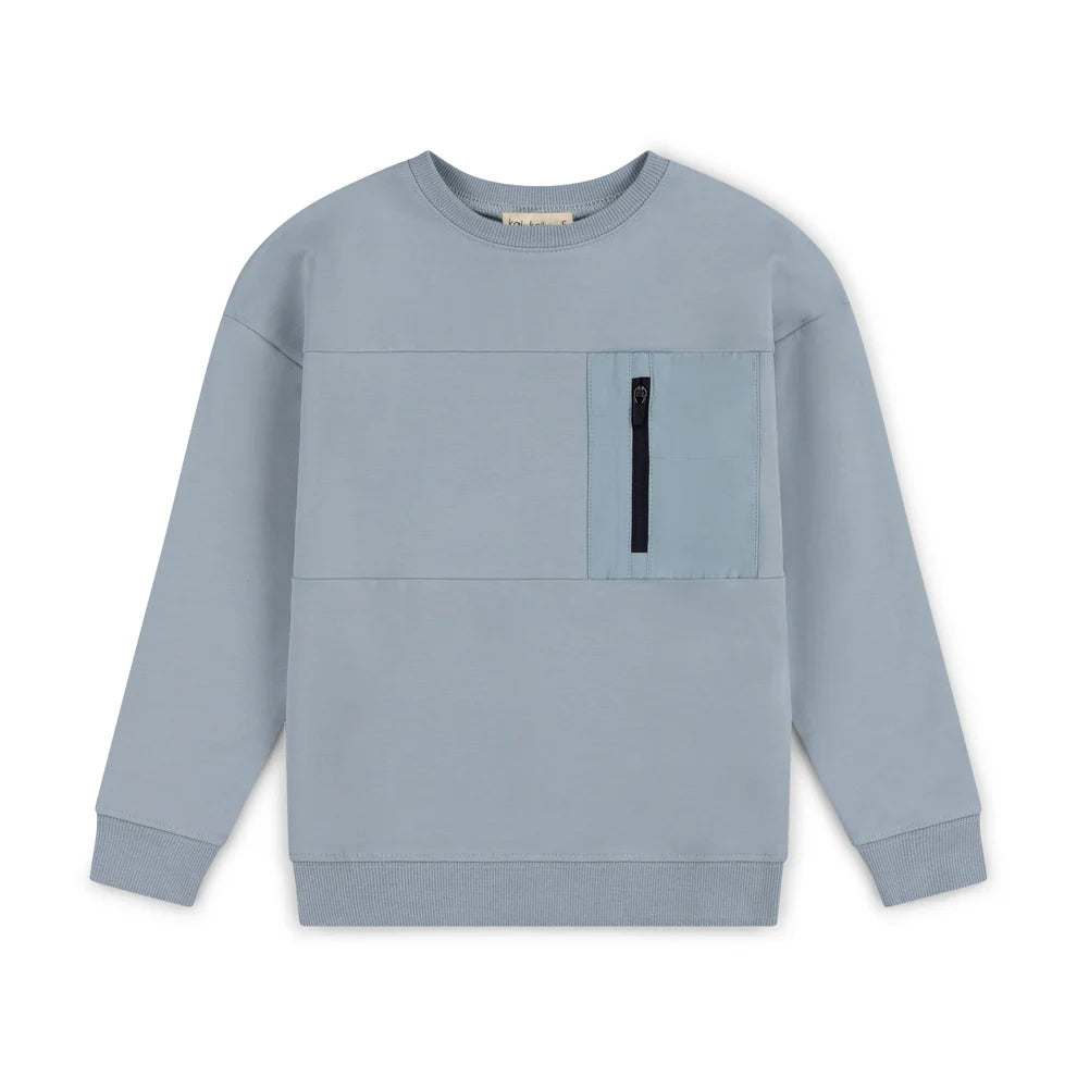 Kai & Kelly Motif Pocket Sweatshirt