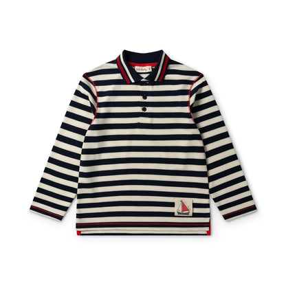 Kai & Kelly Nautical Stripe Poloshirt