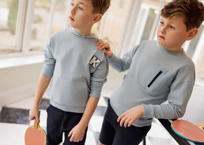 Kai & Kelly Motif Pocket Sweatshirt