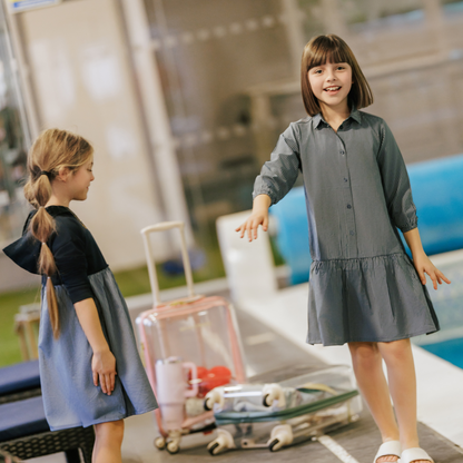 Kai & Kelly Linear Shirt Dress