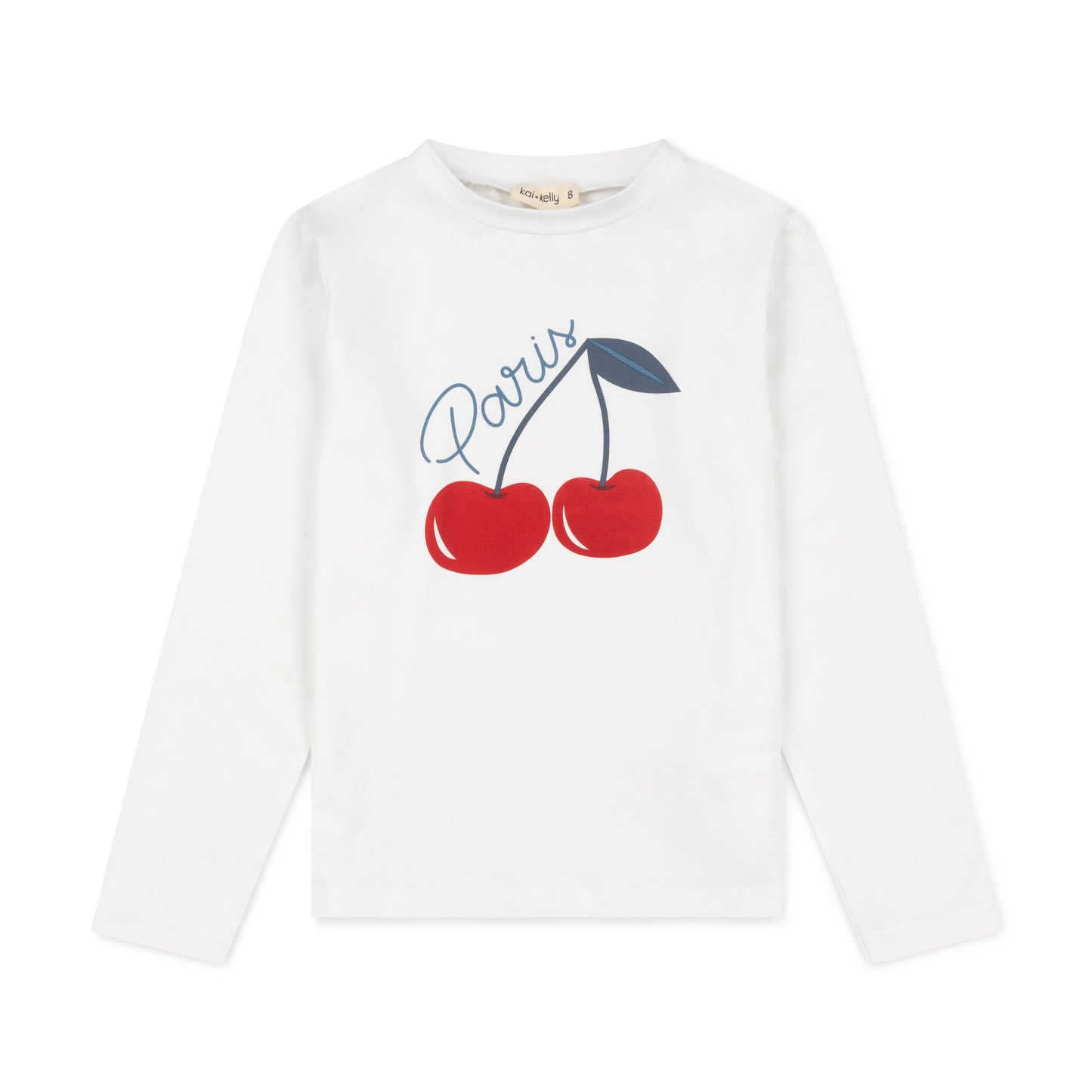 Kai & Kelly Petit Paris Cherry Tee (long sleeve)