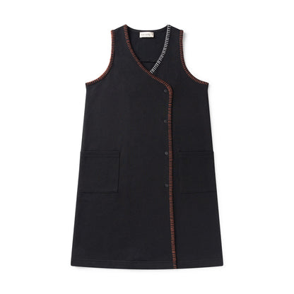 K&K Blanket Stitch Pinafore