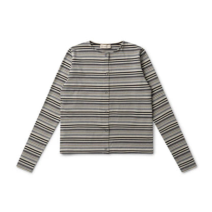 Kai & Kelly Striped Jersey Cardigan