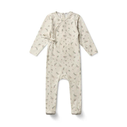 Kai & Kelly Print Footie & Beanie (girl)