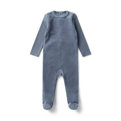 K&K Velour Rib Footie