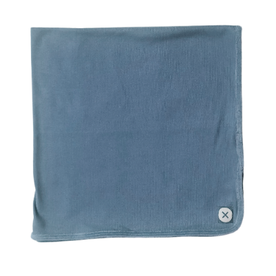 K&K  Rib Velour Edge Blanket