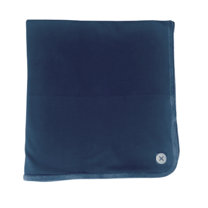 K&K  Rib Velour Edge Blanket