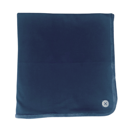 K&K  Rib Velour Edge Blanket