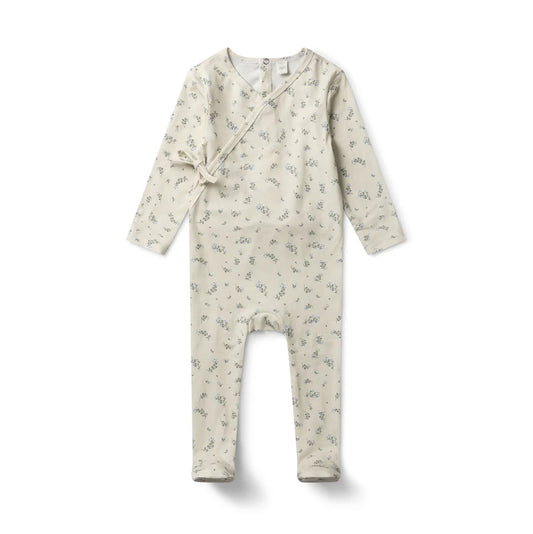 Kai & Kelly Print Footie & Beanie
