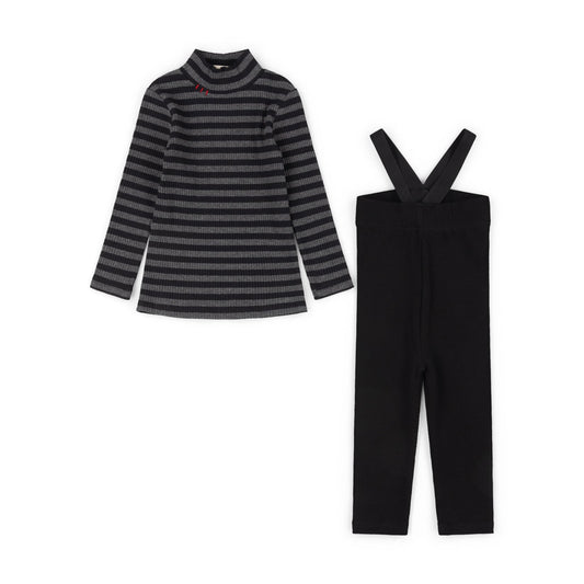 K&K Striped Suspender Set Boy