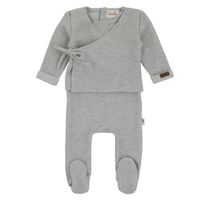Bondoux Kimono Knit Footie Boy