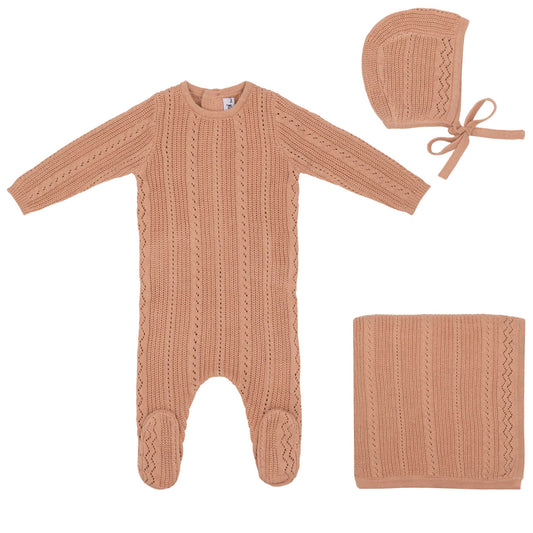 Mini Label Pointelle Knit Set
