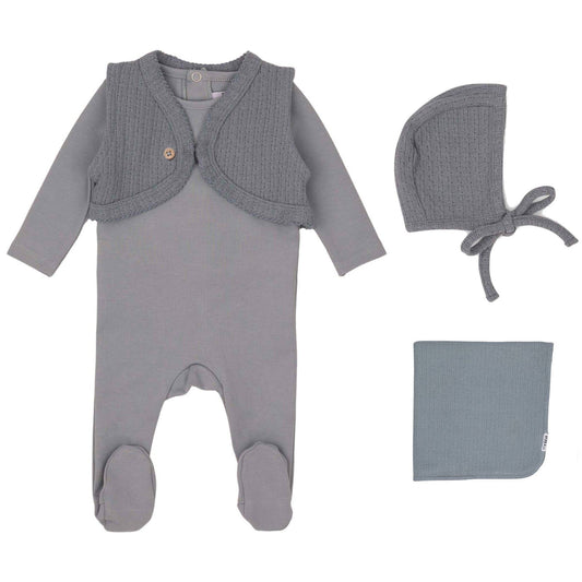 Mini Label Knit Vest- Full Set